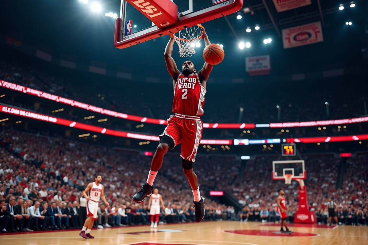 basketball action